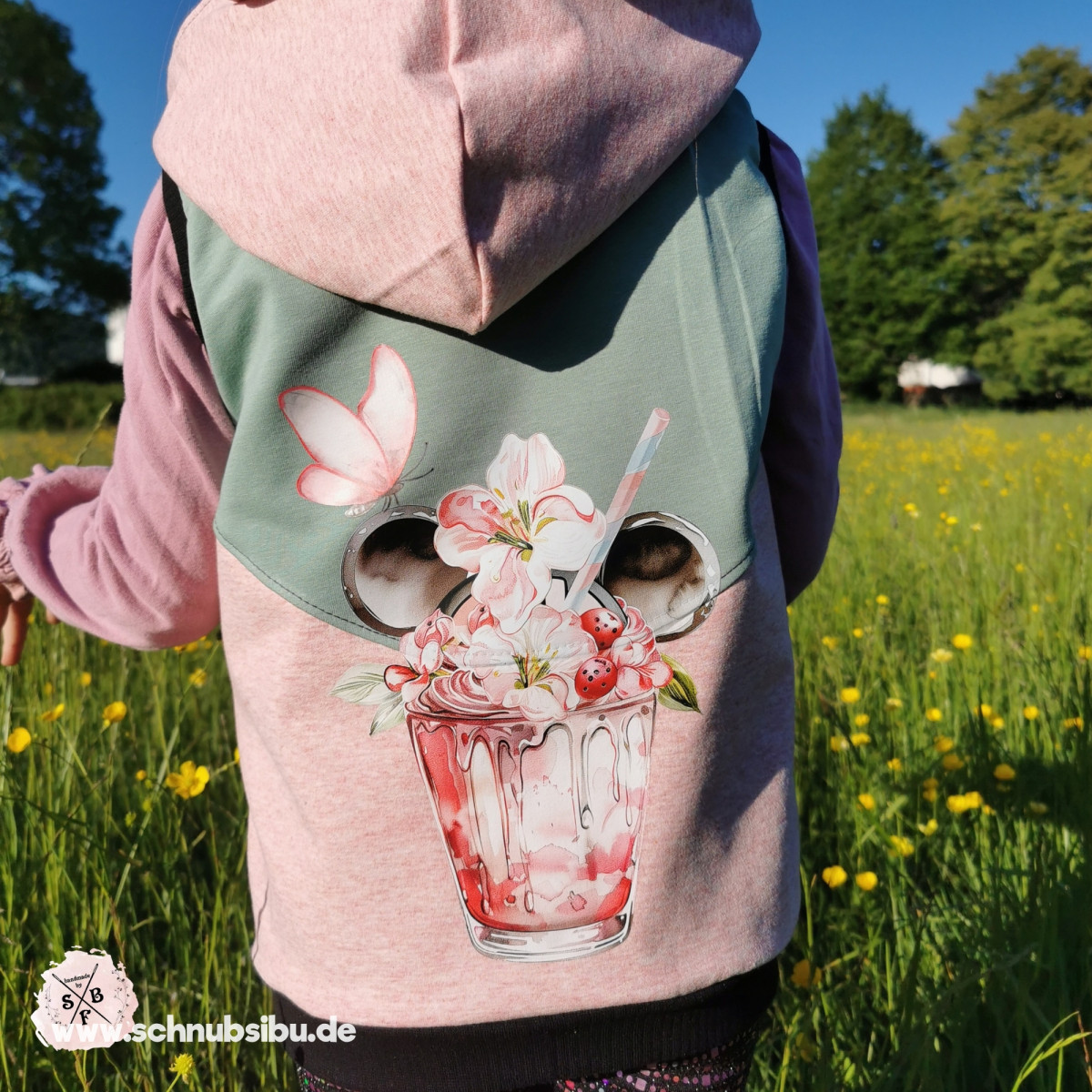 Bügelbild Milkshake
